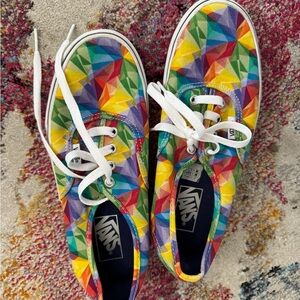 Vans Kids Multicolor Geometric Sneakers